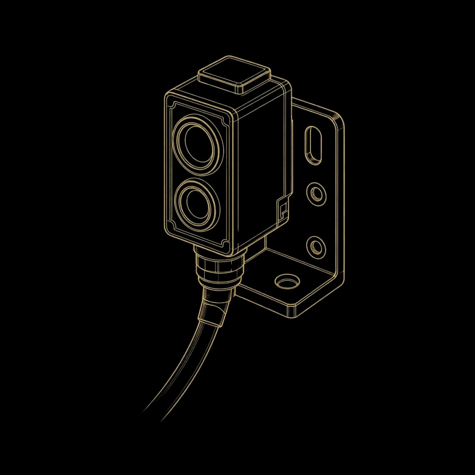 Blueprint técnico SenseCore — selector de sensores industriales Neosense